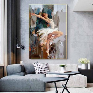 Arte de grafiti HD para Ballet y niñas, imágenes de pared y pintura en lienzo para decoración del hogar, Cuadros de decoración para sala de estar - Product Image 3