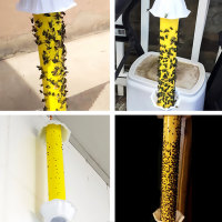 GLO Bâton anti-mouches Bâton de colle jaune Briller dans la nuit Lutte antiparasitaire
