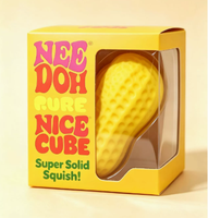 Jouets anti-stress Squishy, jouet sensoriel doux en forme d'arachide, cube à presser pour enfants et adultes