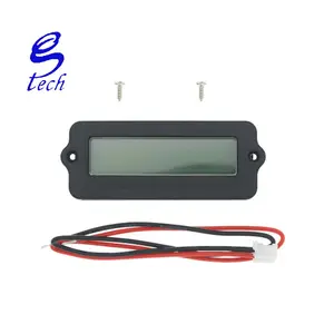 Indicatore di capacità della batteria al piombo acido blu/verde 12V LY6W Display LCD cifre misuratore batteria al litio rilevatore di potenza Tester voltmetro