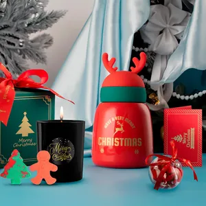 best-selling top 100 christmas gifts 2023 with Specially designed antler shaped Thermos Cup for family corporate gift set