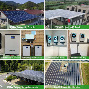 ระบบพลังงานแสงอาทิตย์5KW 8KW 10KW แบบไฮบริด15KW แผงโซล่าแบบกริดพร้อมแบตเตอรี่สำหรับบ้าน - Product Image 6