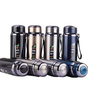 Termo deportivo de acero inoxidable con filtro, botella de agua recta, aislado, 600ml, 800ml, logotipo personalizado, venta al por mayor - Product Image 1