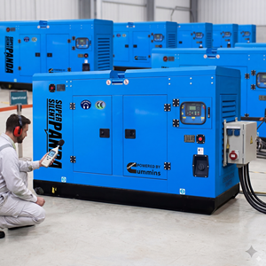 Factory Price Silent Generator 50kW 100kVA Wholesale Soundproof Genset Ready to Ship PD15~3000kwGF Super - Product Image 2