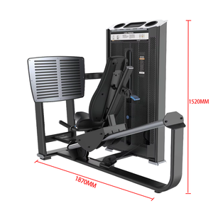 Máquina de Gimnasio Comercial de Acero para Entrenamiento de Fuerza, Máquina de Ejercicios para Piernas Sentado, Máquina de Bíceps y Espalda con Selección de Peso - Product Image 1