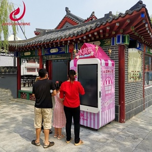 Máquina de helados baratos sorbete comercial 380 V máquina expendedora de helados suaves de nieve <span class=keywords><strong>casera</strong></span> 3 gustos combinados - Product Image 2