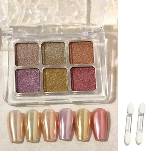 ชุดผงวิเศษ Solid State Magic Mirror Powder ผงออโรร่า 6 สี สำหรับตกแต่งเล็บ ประกายวิบวับ สุดหรู สำหรับทำเล็บ DIY ขายส่ง - Product Image 4