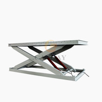 Plateforme élévatrice à ciseaux ergonomique certifiée CE ISO, capacité 1500 kg (3300 lbs), hauteur 2,5 m (8,2 pi), plateforme élévatrice à double ciseaux fixe pour atelier