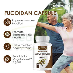 Suplemento Healthife Extracto de algas marrones CAS 9072-19-9 Extracto de algas marrones <span class=keywords><strong>Fucoidan</strong></span> Cápsula - Product Image 3