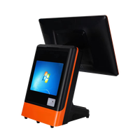 Terminal de point de vente Wi-Fi 6 avec écran tactile 15,6 pouces, Windows/Android, caisse enregistreuse tout-en-un pour magasins de vêtements, restaurants, garantie d'un an