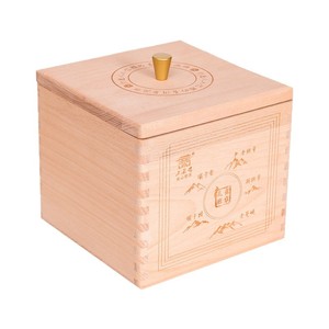 Solid Wood Tea <b>Cake</b> <b>Box</b> Square Paulownia Wooden Storage <b>Box</b> Handmade For Pu'er Tea Packaging - Product Image 5