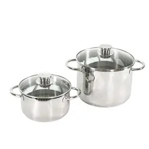 Large Belgique Stainless Cookware Sets Stainless Pots And Pans Cookware Sets