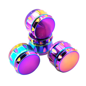 Broyeur à herbes manuel en métal moderne de 50 mm, vente chaude, pour usage commercial en gros, idéal pour la collection d'herbes - Product Image 2