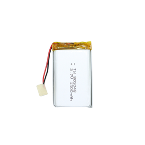 Customized cheaper price 803048 3,7 V 1200mAh Li-polymer lithium battery with PCB and JST plug - Product Image 1