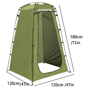 Tente de camping extérieure, cabine de douche et de change, toilettes mobiles, cabine de change portable et chauffée pour la pêche et le camping - Product Image 2