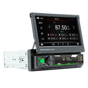 Pantalla telescópica de un solo cilindro de 7 pulgadas, reproductor MP5/Mp4/Mp3 para coche, reproductor de Radio FM con Control central inalámbrico BT inteligente - Product Image 1