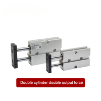 Cylindre pneumatique à double effet à deux tiges de type Airtac, avec aimant, TN10XS 16X20S X30S 32X40S X50S X60S, OEM, 3 ans de garantie, livraison gratuite