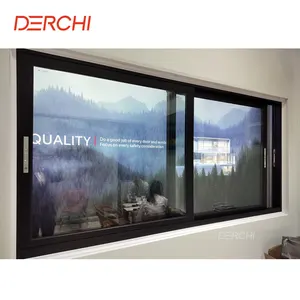 Aluminum Frame Sliding House Window Balcony French Latest Simple Design Glass Slide Windows With Cheap Price