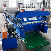 Máquina Perfiladora de Barriles Corrugados de Alta Productividad con Engranajes y Rodamientos para Láminas de Acero Metálico 380V