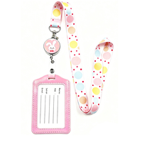 Lanière personnalisée avec pièce de puzzle sur le thème de la sensibilisation à l'autisme, porte-badge d'identification et porte-badge médical pour personnes à mobilité réduite