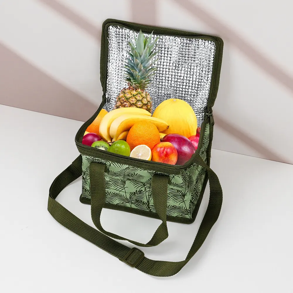 custom insulated thermal bag RPET non woven food picnic lunch bag cooler lunch box bags for work picnic