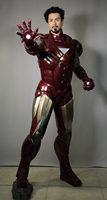 Figura de Resina Esculpida de Ironman de Tamaño Real de Marvel, Estatua Heroica Realista en Venta