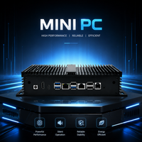 PC Mini Industri Tanpa Kipas Inter Core I3 I5 N95 Otomatisasi Pabrik Sistem Komputasi Tepi Sistem POS Digital Signage