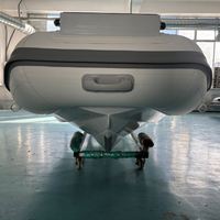Bateaux semi-rigides en aluminium de 3,6 m (11,8 pi) avec console pour 5 personnes, en PVC Mehler, pour la pêche, fournisseur chinois pour commandes en gros