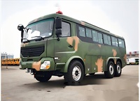 Nuevo Autobús Todoterreno 6X6 con Tracción en las Cuatro Ruedas, Autocaravana, Vehículo Turístico para el Desierto, Diésel de 150-250 CV, 16-30 Asientos