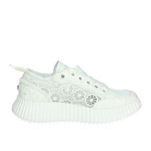 Zapatillas Cult Donna CLW445000 Bianco Canvas, Zapatos Modernos - Product Image 4
