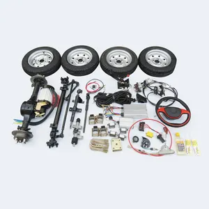 Verified Pro 60-72V Electric Three Wheel Four Wheel Vehicle Disc Brake Front And Rear Axle Complete Set Of Accessories Assembly