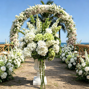 New Style <b>Artificial</b> <b>Flower</b> Ball High Quality <b>Hydrangea</b> <b>Flower</b> Ball for Wedding Table Centerpiece Party Decorations - Product Image 1