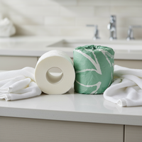 Papier absorbant super doux, rouleau de papier toilette jumbo, serviettes en papier en pâte de bois vierge pour l'hygiène quotidienne