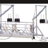 Plateforme d'accès suspendue galvanisée à chaud anti-corrosion ZLP630, gondole électrique pour la rénovation de bâtiments de grande hauteur