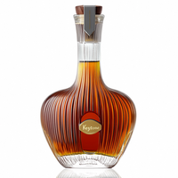 Bouteille de vin rouge personnalisée de 750 ml avec bouchon à couronne, fabriquée par un fabricant professionnel chinois, échantillon gratuit de diffuseur de 1000 ml