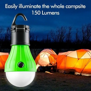 Minilinterna portátil para acampar al aire libre, lámpara LED de emergencia, impermeable, gancho colgante - Product Image 6
