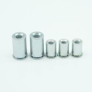 Pernos de separación de autocierre roscados con orificio ciego dentado de acero inoxidable, M2.5 M3, 3, 5M3, M4, SM4, M5, para trabajo en chapa de metal, 1/2" - Product Image 4