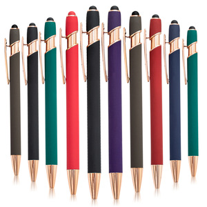 Lüks Metal Ballpen özel Logo plastik sevimli toptan kişiselleştirilmiş iş erkekler doğum günü hediyesi yazma kalem okul istasyonu - Product Image 1