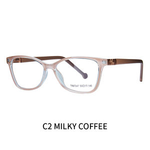 Plaque de couleur mélangée <span class=keywords><strong>à</strong></span> dessus plat <span class=keywords><strong>à</strong></span> la mode Anti-Blue Foot Ins Lunettes <span class=keywords><strong>à</strong></span> la mode assorties avec motif d'impression - Product Image 3