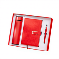 Coffret Cadeau d'Entreprise Personnalisé AI-MICH, Cadeau Promotionnel, Souvenir d'Entreprise, Coffret Cadeau d'Entreprise, Bloc-Notes, Stylo, Parapluie avec Parapluie