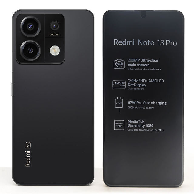 Low Price Wholesale Used Phones for Xiaomi Redmi Note 13 5G Smartphone Face Unlocked