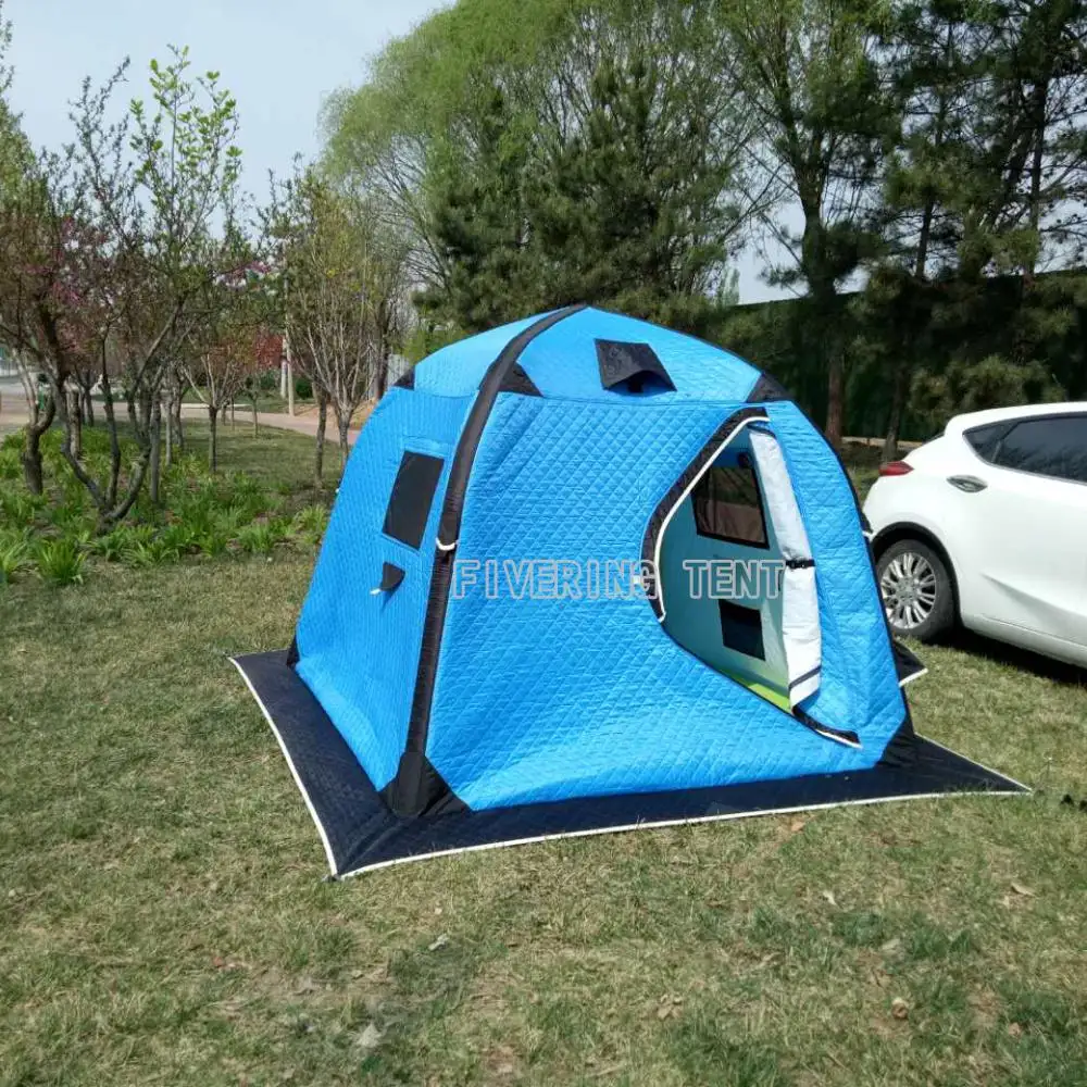 High quality 3-4 persons pop up winter ice fishing shelter tent to keep warm