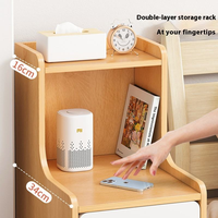 Table de Chevet OEM 3 Tiroirs 30CM – Meuble de Rangement Multifonctionnel Moderne et Minimaliste pour Appartement et Chambre à Coucher