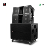 Haut-parleur Line Array passif de 12 pouces, double 3 voies, SPL 129dB 132dB 138dB, 48Hz-18KHz, en contreplaqué de bouleau de 18mm, pour concerts, tournées et location