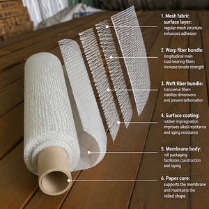 Filet en fibre <span class=keywords><strong>de</strong></span> <span class=keywords><strong>verre</strong></span> <span class=keywords><strong>de</strong></span> haute qualité résistant aux alcalis pour système d'<span class=keywords><strong>isolation</strong></span> des murs extérieurs, tissu <span class=keywords><strong>de</strong></span> renforcement pour plâtrage - Product Image 3