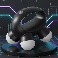 Masseur de poche tendance à quatre coins, mini-outil de massage portable pour la relaxation musculaire professionnelle du corps