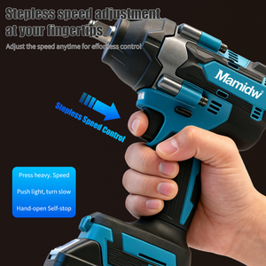 Clé à chocs sans fil Mamidw DTW700, moteur sans balais haute performance 1000 N.m, pour <span class=keywords><strong>batterie</strong></span> 18 V - Product Image 5