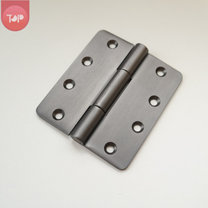 Dobradiça de Aço Inoxidável Níquel Acetinado TOP-SS3435-EB para Móveis, Armários, Banheiro, Quarto e Uso Externo - Fechamento Suave e Fácil - Product Image 1