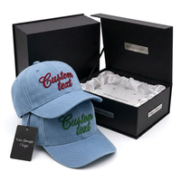 Casquettes personnalisées à 6 panneaux, casquette de baseball avec logo brodé, sergé de coton, visière incurvée, réglable, vente en gros, OEM