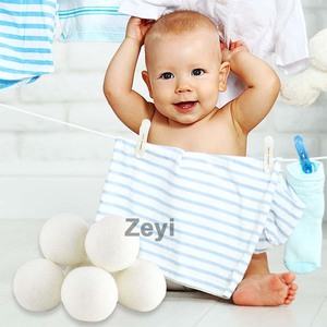 Biểu Tượng Tùy Chỉnh Len Máy Sấy Bóng Tự Nhiên Vải Làm Mềm Làm Của 100% Hữu Cơ Cao Cấp <span class=keywords><strong>New</strong></span> <span class=keywords><strong>Zealand</strong></span> Len Giảm Nếp Nhăn Bé An Toàn - Product Image 6